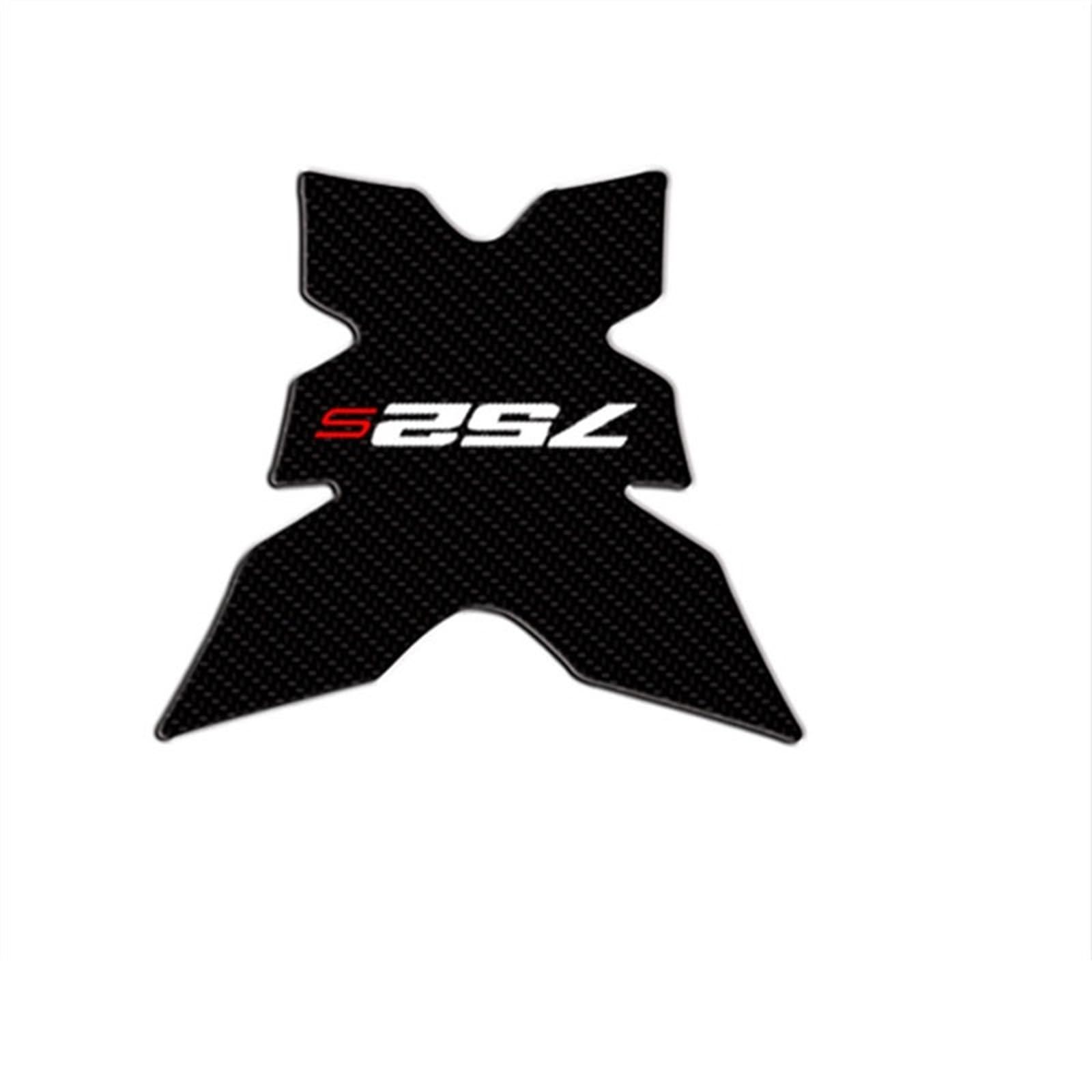 Protezione adesiva Moto Rilievo Del Carro Armato Carburante Della Protezione Decalcomania Caso In Fibra Di Carbonio Per Benelli 752 S(Black 8)