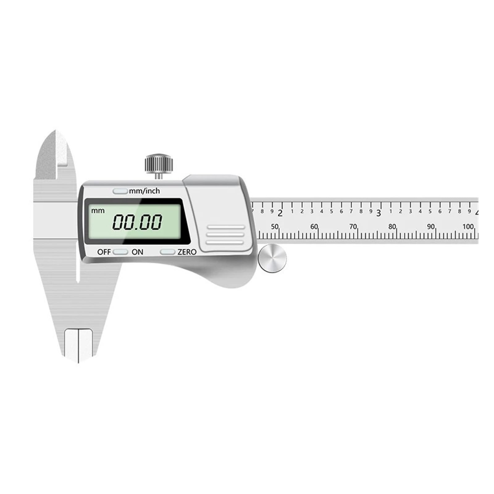 Suwmiarki z noniuszem Cyfrowy wyświetlacz Suwmiarki ze stali nierdzewnej 0-150 mm LCD Elektroniczna suwmiarka z noniuszem Metalowy mikrometr pomiarowy
