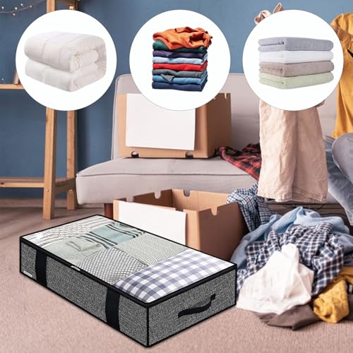 Cajas de almacenamiento para un apartamento ordenado optimizando espacio bajo la cama 3