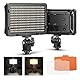 NEEWER 176 LED Videoleuchte Streaming Licht 5600K dimmbar Videolicht Panel mit 1/4 Zoll Gewinde, Key Light für Canon Nikon Pentax Panasonic Sony und andere DSLR Kameras Beleuchtung Fotografie