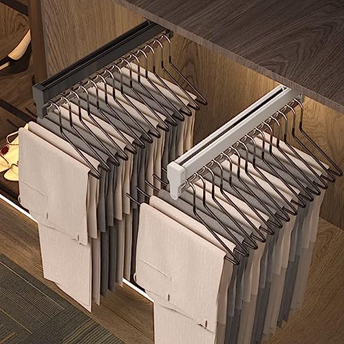 Cintre push-pull en acier laminé à froid blanc pour optimiser une armoire profonde - 8