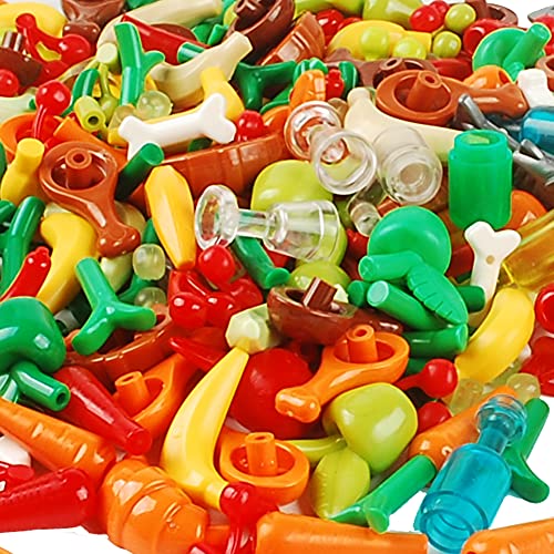 Baenrcy 280Pcs Food Building Blocks Kitchen Sencery Accessories Food Set Building Bricks Kit Diy Building Set Compatible All Major Brands #TOP1