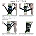 Vitoki Knee Braces for Knee Pain, 1 Pack Knee Compression Sleeve, Knee Support for Sports Workout Weightlifting Basketball, Knee Sleeve for Joint Pain and Arthritis Relief