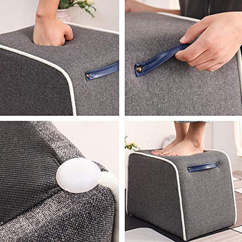 Repose-pieds salon marron : la solution compacte pour vos invités