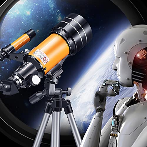 Andoer Telescópio astronômico om tripé, Telescópio monocular para crianças iniciantes de 15 x 150 x