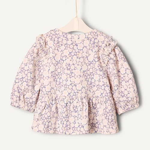 Image of Amazon Essentials x Sofia Grainge Toddler and Baby Girls' 3 /4 Sleeve Knit Top