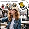 Mini Microphone,Magnetic Clip Microphone | 12 Hours Battery Life Speaker for Video Recording Social Vocal Music Movie Live #1