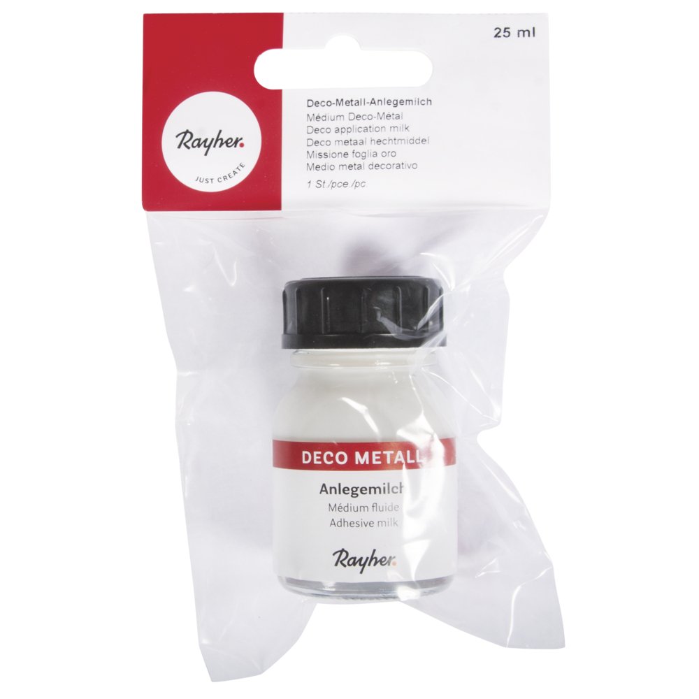 Rayher 22657000 Decorative Metal Base for Embellishments with Decorative Metal in SB Bag Bottle 25 ml