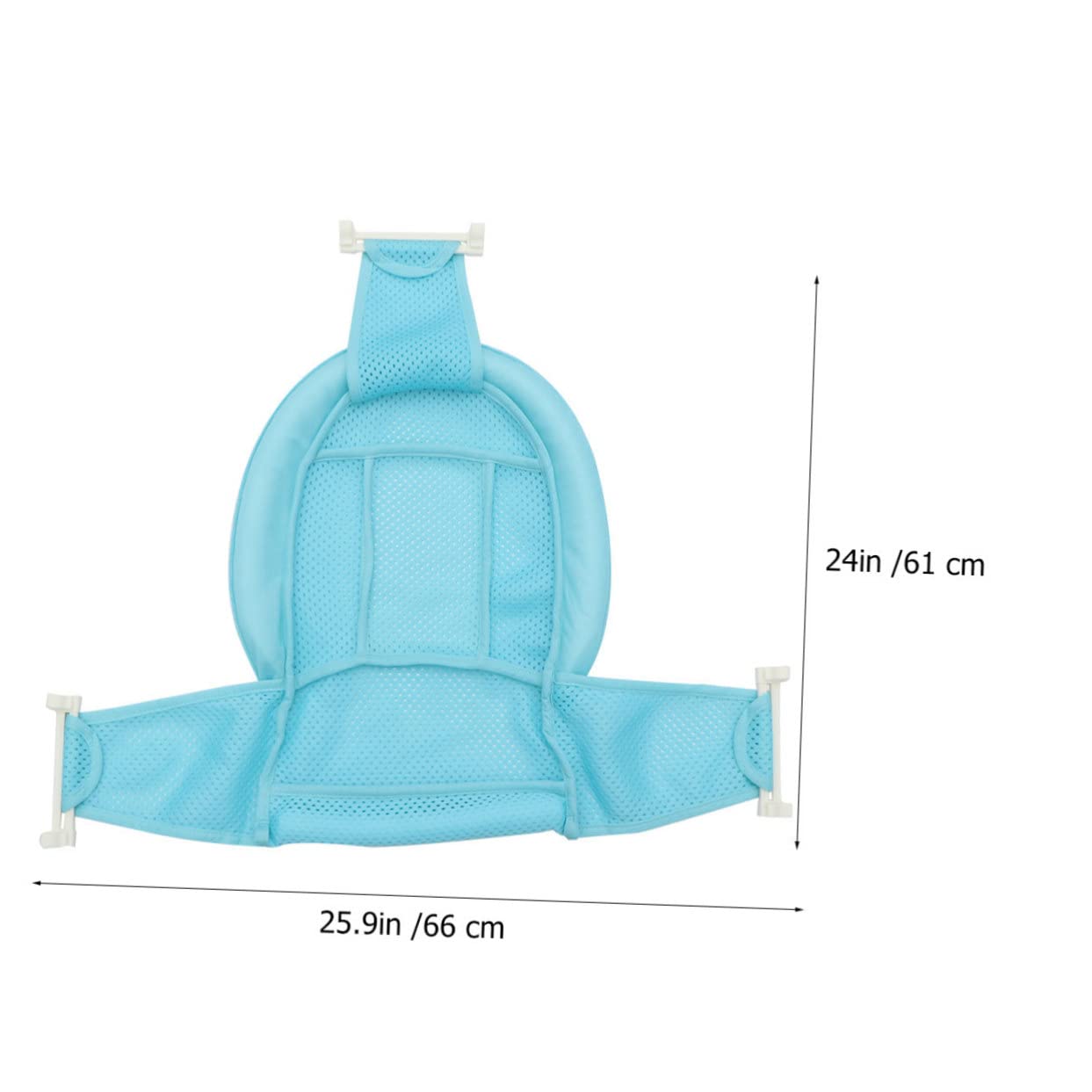 ERINGOGO Bath Seat Support Net Bathtub Mesh Sling Bathtub Seat Comfortable Head Neck Support Parenting Helper Random Color