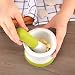 Veesun Ceramic Mortar and Pestle With Non-Slip Detachable Silicone Base
