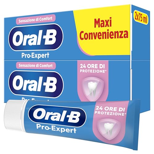 Oral-B Dentifricio Denti Sensibili, Pro-expert Sensibilità 2x75ml