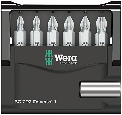 Wera 05056296001 Bit Check 7 PZ Universal 1, Variety Pack - Image 2
