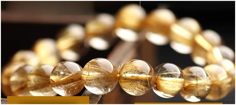 yoshimoto 最強の金運石 ゴールドルチルクォーツを あなたの腕元に