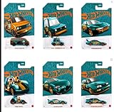 Hot Wheels 56th Anniversary Pearl & Chrome w/Chase Vehicle Case of 6 Cars Set