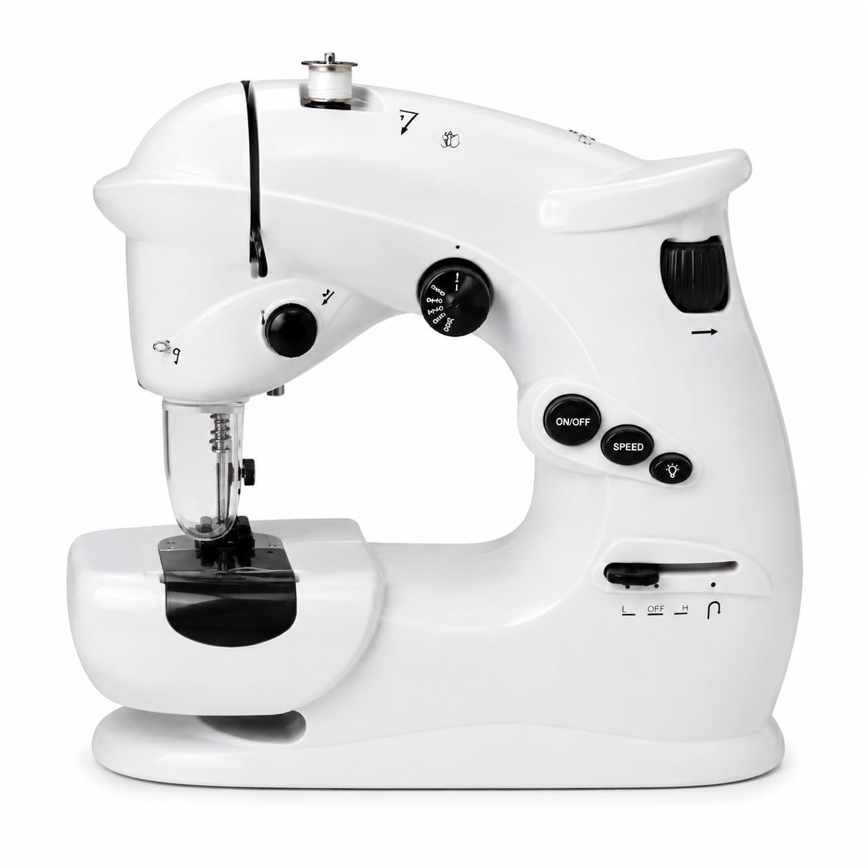 KLACK Máquina de Coser Doméstica 7 Puntadas Doble Hilo