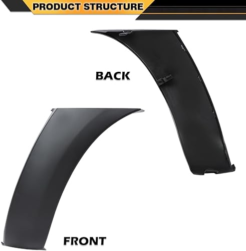 Miniatura 7 de Nueva tapa de parachoques delantero izquierdo del lado del conductor compatible con Toyota Tacoma 2WD4WD 2005-2011 Extensión de guardabarros