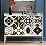 ✿ HECHO PARA DURAR: Estos adhesivos para azulejos de cocina están hechos de vinilo, un material duradero y resistente que pasará la prueba del tiempo. Las calcomanías de baldosas son impermeables y a prueba de aceite.