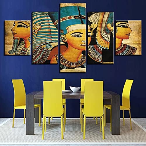 Impression sur toile pharaon Égypte antique | Tableau déco murale haut de gamme