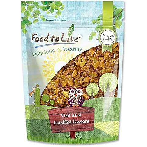 Food to Live California Jumbo Golden Raisins Cover