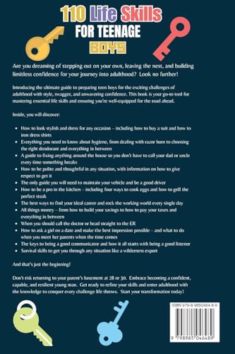 110 Life Skills for Teenage Boys: From Basic Survival Skills to Adulting Like a Pro. Your Ultimate Guide to Building Unbreakable Confidence in ... Personal Finance and Money Management)) - Image 2