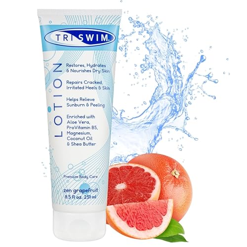TRISWIM Skin Regenerating Body Lotion | After Swim Care | Magnesium Enriched | Moisturizing After Pool Vegan Body Lotion For Swimmers (251ml)