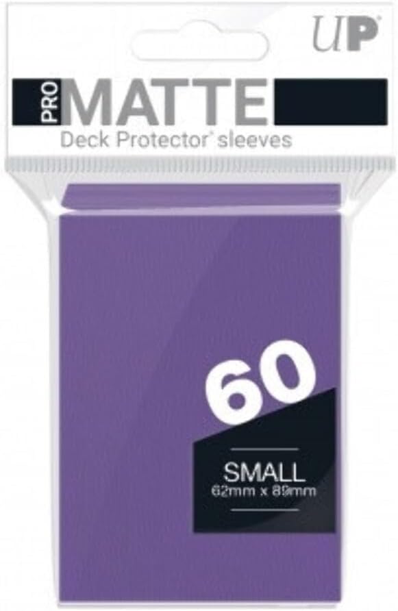 Ultra-Pro Pro-Matte Sleeves - Purple, Small - for Yu-Gi-Oh, Cardfight/CFVG (60 Deck Protectors)