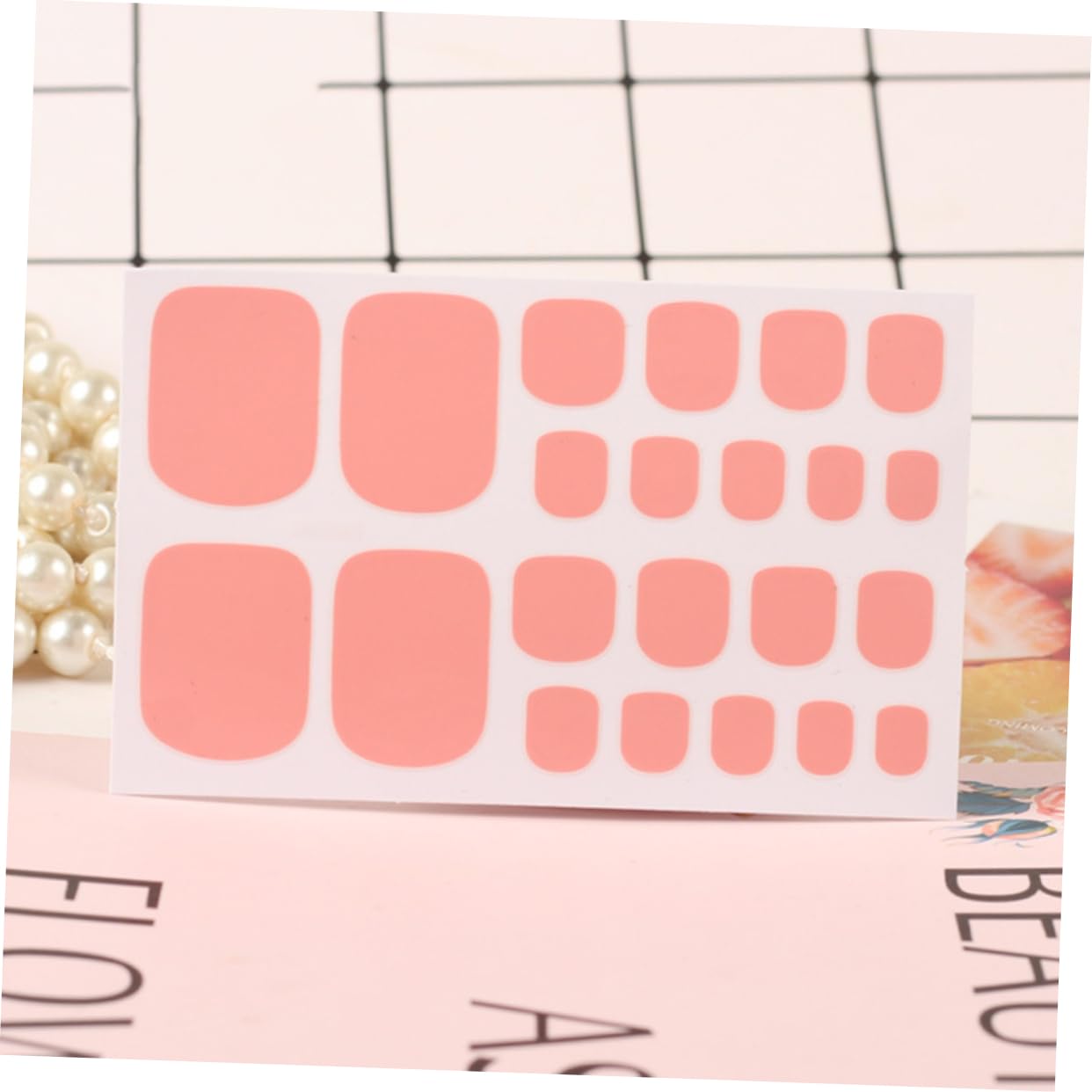 4 Set Stickers Per Unghie Dei Decalcomaniper Unghie Decorazioni Per Manicure Facili Applicare Design Alla Moda Trasparenti Accessori Per Nail Art 12 Fogli*4