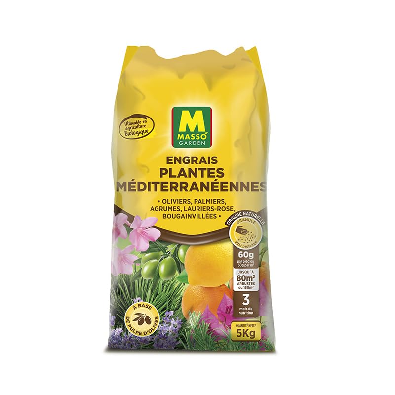 ENGRAIS PLANTES MEDITERRANEENNES 5KG UAB MED5