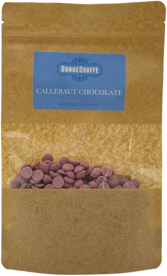 Ruby Chocolate Chips by Callebaut - Small 200g resealable Bag
