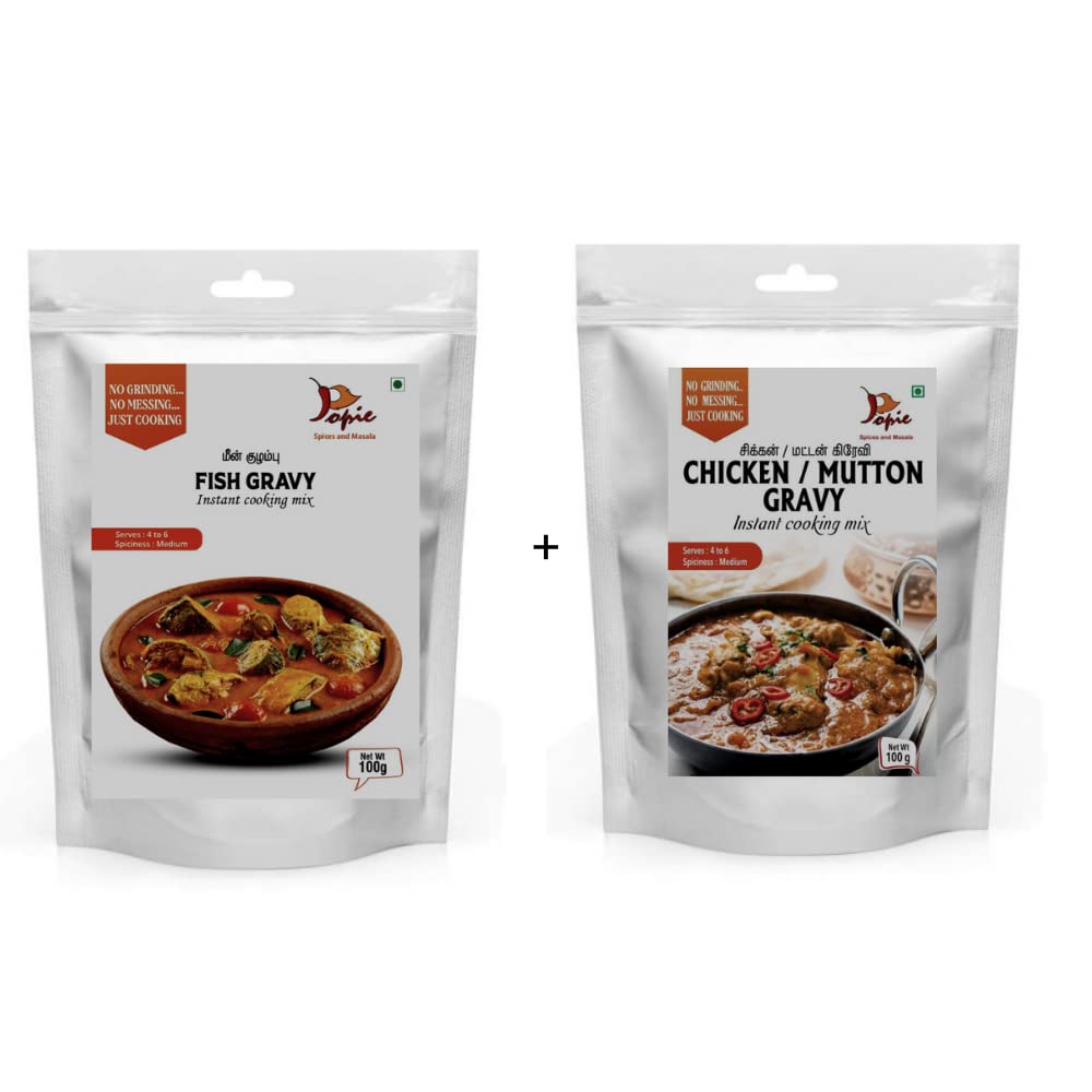 See full amazon price history chart for Popie Spices and Masala, Combo of Chicken/Mutton Gravy + Fish Gravy, Instant Cooking Mix - Pack of 2 (100gms x 2) Popie Spices and Masala, Combo of Chicken/Mutton Gravy + Fish Gravy, Instant Cooking Mix - Pack of 2 (100gms x 2) (B095LWK9F2) Amazon Price History, Amazon Price Tracker