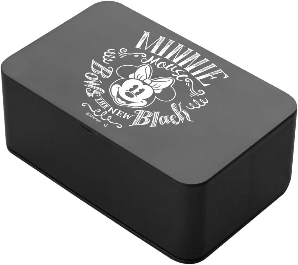 Amazon Co Jp 山崎実業 Yamazaki おしりふき ケース おしりふき収納ケース ミニー ブラック 約w19xd12xh7 5cm ディズニー