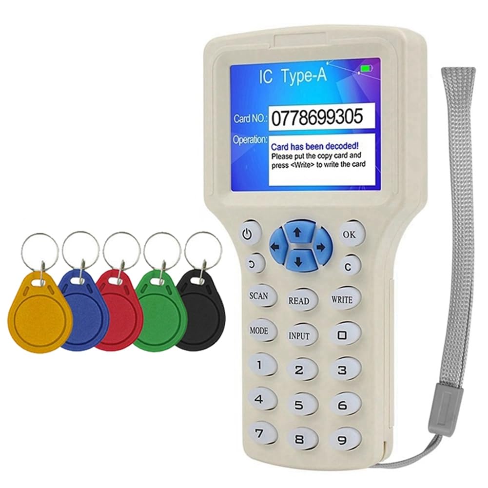 Lecteur de carte RFID NFC programmateur double fréquence 125K 13.56MHz pour badge XUID