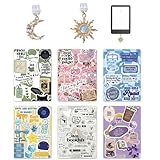 Pendentifs exquis soleil et lune : livré avec 2 pendentifs en métal brillant, facile à installer, rend votre Kindle plus attrayant et tendance.