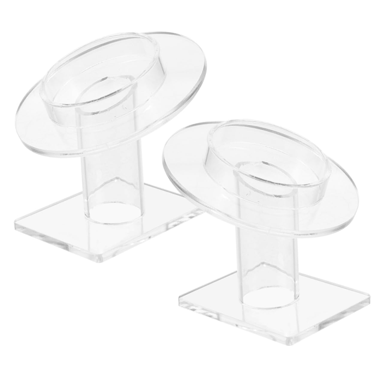 2 pièces présentoir de Montre Organisateur de Bureau étagère présentoir à Bijoux présentoir Transparent présentoir à Bijoux présentoir de Table présentoir présentoir Bracelet Chapelet Acrylique