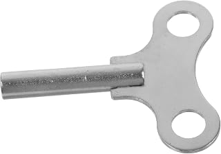 Metal Clock Winding Key Tool for Repair, Sturdy Steel Silver