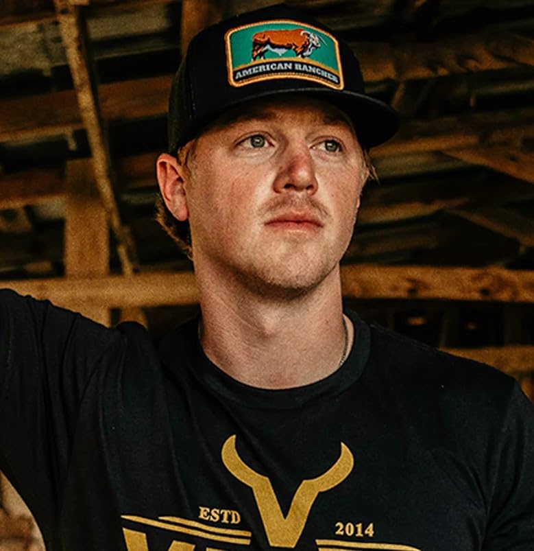 Image of Vexil American Rancher Adjustable Snapback Western Lifestyle Rodeo Southwest Inspired Meshback Hat