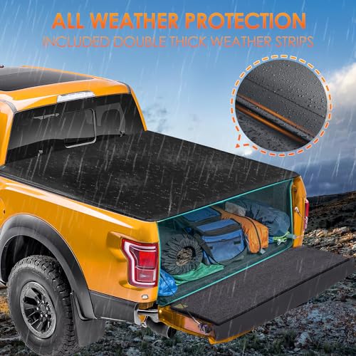Image of Nilight Soft Roll-Up Tonneau Cover for Ford F-150 2015-2026 6.5ft Bed