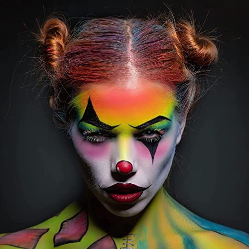 Bobisuka Blank In The Dark Black + White Oil Face Body Paint Set, Large Capacity Professional Paint Palette Kit With Brushes For Art Theater Halloween Party Cosplay Clown Sfx Makeup For Adults (140G/4.93 Oz) #TOP6