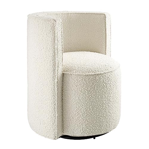 Sillón Giratorio Tela Bouclé Menta