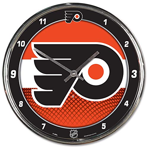 Wincraft NHL Philadelphia Flyers Chrome Clock
