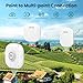 3 Pack Wireless Bridge Gigabit WiFi Bridge Outdoor, ULNA WiFi5 CPE802T Dual Band Point to Point/Multipoint Wireless Bridge, 5KM Long Range Extend Internet to Shop Barn Farm