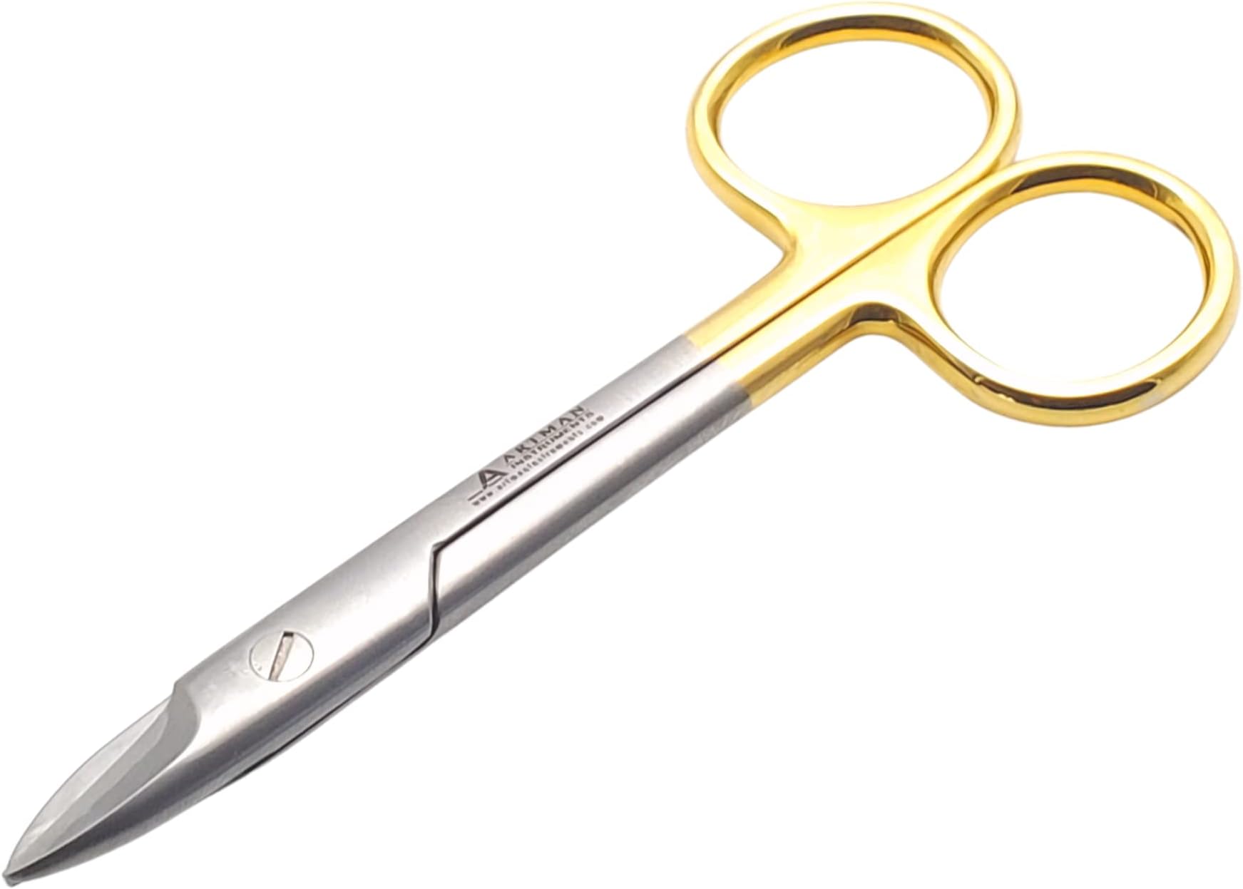 Power Scissors 4.25 inch Straight Tip With Tungsten Carbide Inserts Gold Plated multipurpose Dental Surgical art & craft Plastic Sheet Soda cans Cutting Scissors