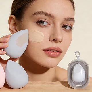Licuadora de esponja de maquillaje con estuch...