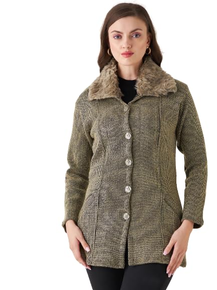 Image of PIVL Women's Long Winter Acrylic Blend Sweater
