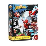 3-Pack Puzzles- Spider-Man 2026-3 x 24-Piece Jigsaw Puzzles for Preschoolers Ages 3 and up