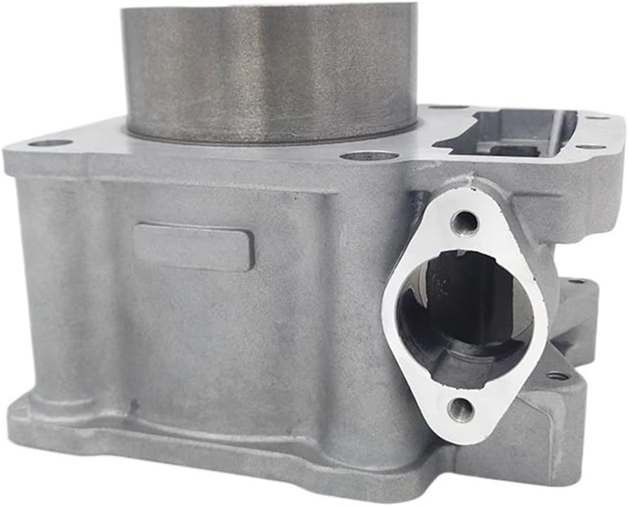Zongshen CBS 300 increase to CBS 350 Motorcycle Cylinder Kit, 77mm Air Block with Piston, Gaskets, Rings for CBS 3500 Model, Gray Aluminum