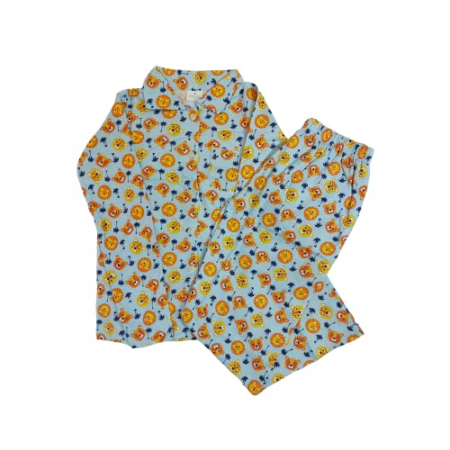 Buy Pehnojee Night Suit Kid's Pure Cotton Full Sleeves Night Suit/Dress