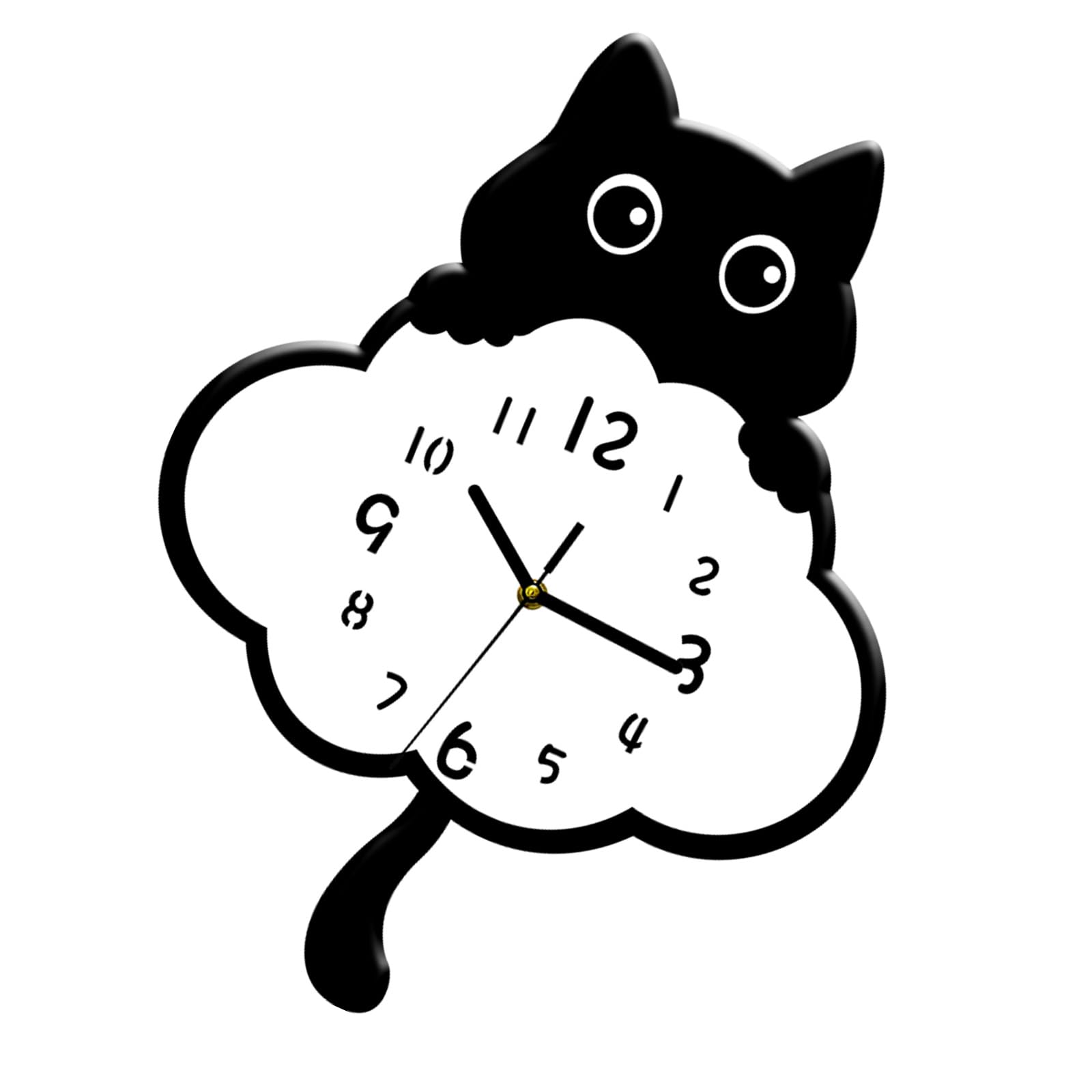 Jazuaiao Silents None-Ticking Clocks Decorative Clock Battery Operated Pendulums Wall Clock for Living Room Kitchen Home Decors Battery Operated Clocks