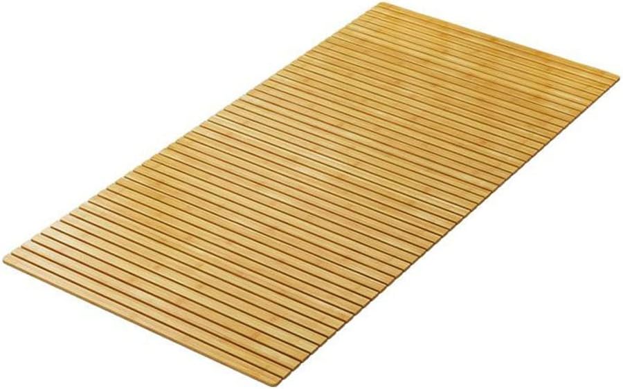 Solid Wood Bed Board Fold Rollable Hard Bed Board, Folding Waist Protector Soft Hardening Artifact, Wood Board Skeleton (Size : 80x190cm) (OneColor 60x190cm)
