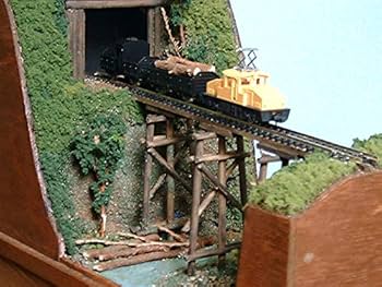 Amazon.co.jp: ゆめレール 日本の鉄道風景ジオラマミニ 森林鉄道丸太橋
